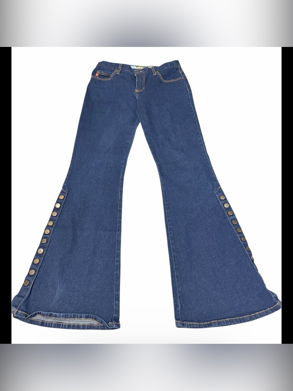 Vintage Mudd Low Rise Flare Jeans Snap Button Y2K Size 7